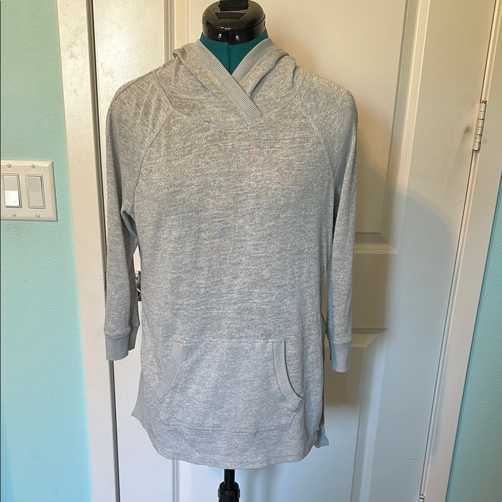 Calvin Klein Light Gray Knit Hoodie